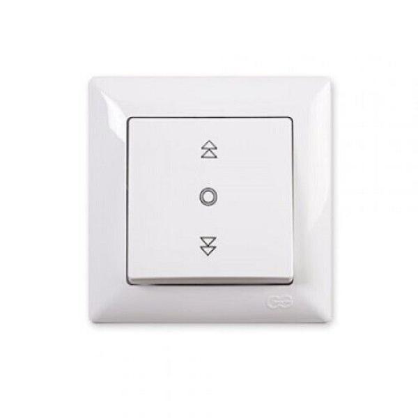 Visage Jalousieschalter Rolladenschalter Schaltwippe Unterputz Einbau Weiß